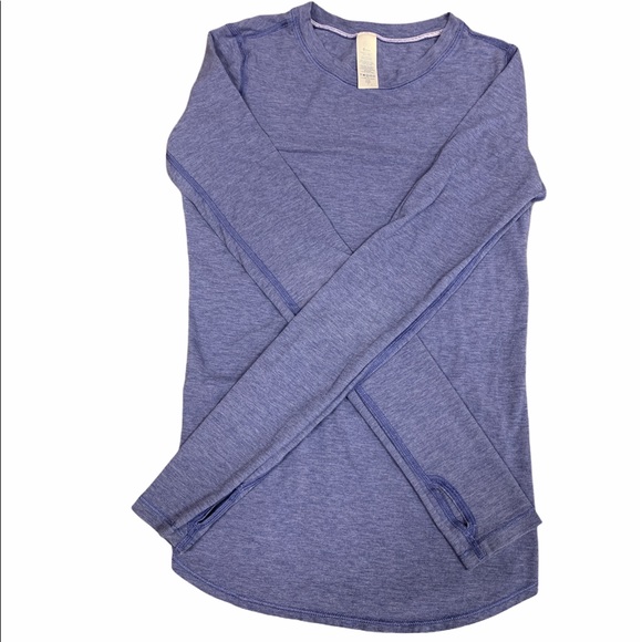 Ivivva by Lululemon long sleeve tee in blue - Picture 1 of 3